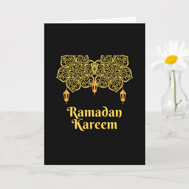 Tarjeta Significado de Ramadan Kareem - Eid Mubarak 2026 (Planta pequeña)