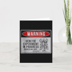 Tarjeta Signo de advertencia divertida de Anunnaki - Exper