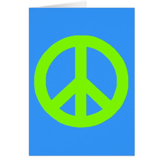Tarjeta Signo de la paz