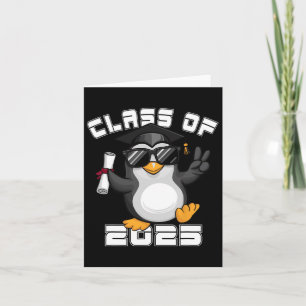 Tarjeta Signo De Paz Pingüino Cl De Graduación 2025