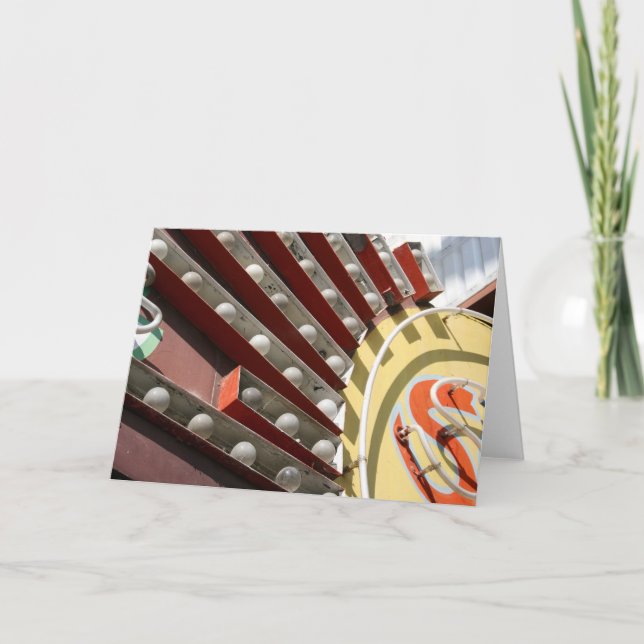 Tarjeta signo de vintage (Anverso)