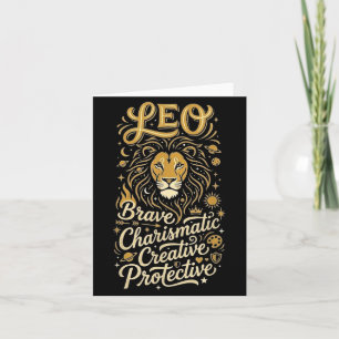 Tarjeta Signo zodiacal Leo Signos zodiacales Horóscopo de