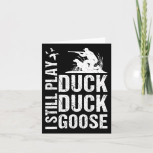 Tarjeta Sigo Jugando Graciosa Caza De Patos 1