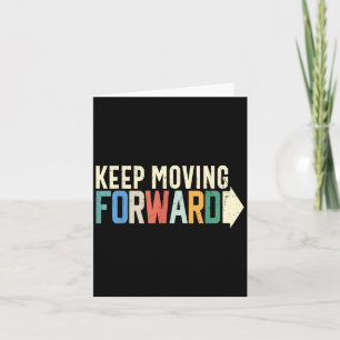 Tarjeta Sigue Adelante Motivación Positiva Inspiradora