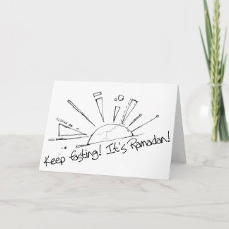 Tarjeta Sigue ayunando - ¡Es Ramadán!