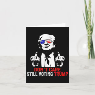 Tarjeta Sigue importando votar a Trump como presidente en
