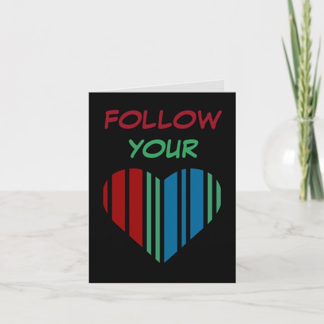 TARJETA SIGUE TU CORAZÓN (Anverso)