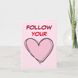 TARJETA SIGUE TU CORAZÓN