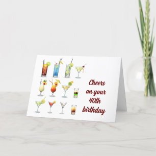 TARJETA SILENCIAS EN SU **40º CUMPLEAÑOS**