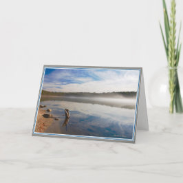 Tarjeta Silencio: Charca de Walden--el estar en comunión