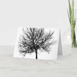 Tarjeta Silhouette de árbol
