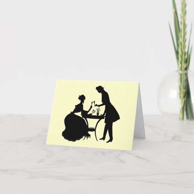 Tarjeta Silhouette de época (Anverso)