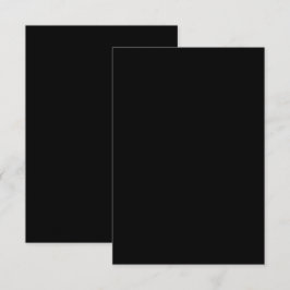 Tarjeta Silhouette de gato negro minimalista