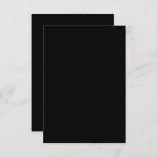 Tarjeta Silhouette de gato negro minimalista