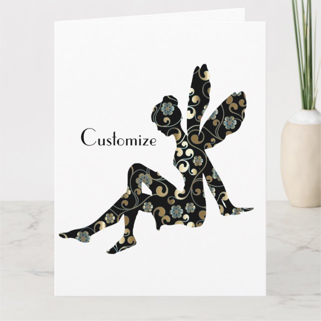 Tarjeta Silhouette de hadas Thunder_Cove (Anverso)