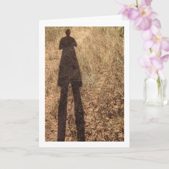 Tarjeta Silhouette de Man (Orquídea)
