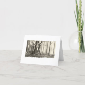 Tarjeta Silhouette Forest