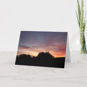Tarjeta Silhouette Sunset Series 5