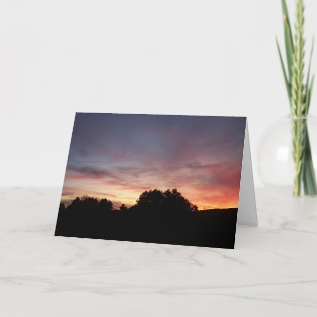 Tarjeta Silhouette Sunset Series 5 (Anverso)