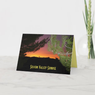 Tarjeta Silicon Valley Sunrise
