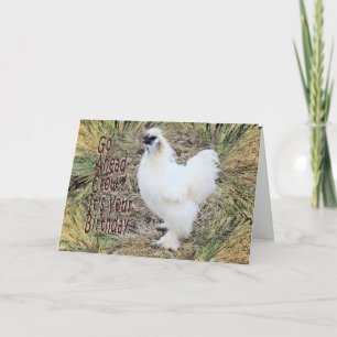 Tarjeta Silkie Rooster