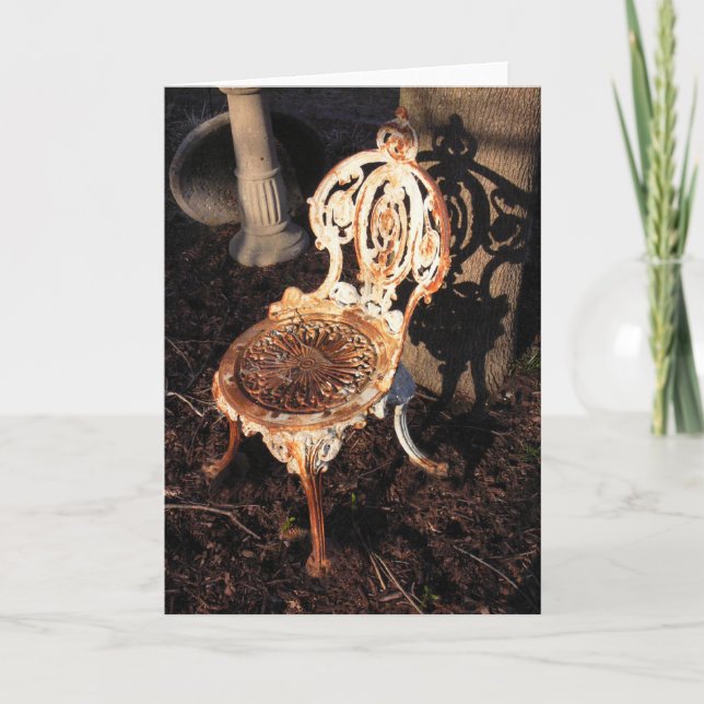 Tarjeta Silla de jardín del Victorian (Anverso)