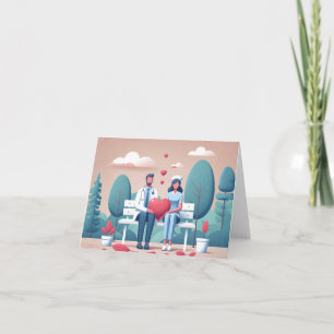 Tarjeta Sillón de amor de hospital