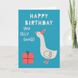 Tarjeta Silly goose