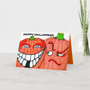 Tarjeta SILLY PUMPKIN HALLOWEEN