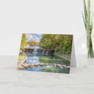 Tarjeta Siloam Springs Sager Creek Waterfall Card
