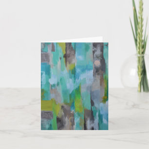 Tarjeta Silver Moon Blank Notecard