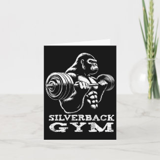 Tarjeta Silverback Gym Gorila Halterofilia Fitne