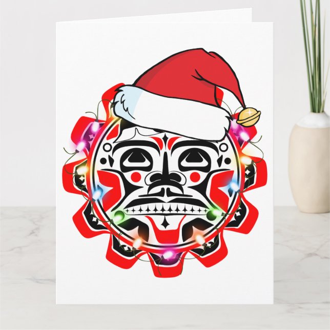 Tarjeta Símbolos de Haida Haida Nativo Canadiense American (Anverso)