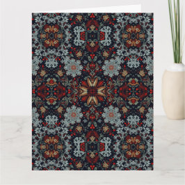 Tarjeta Simfonía de Copo de Nieve Encantador