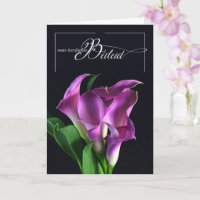 Simpatía alemana Condolencias Lilas Moradas