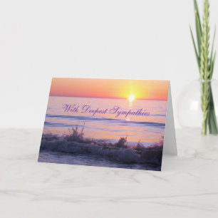 Tarjeta Simpatía - Amanecer púrpura