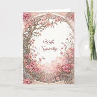Simpatía Art Nouveau rosa vintage