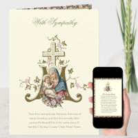 Simpatía Católica Condolencias Virgen María