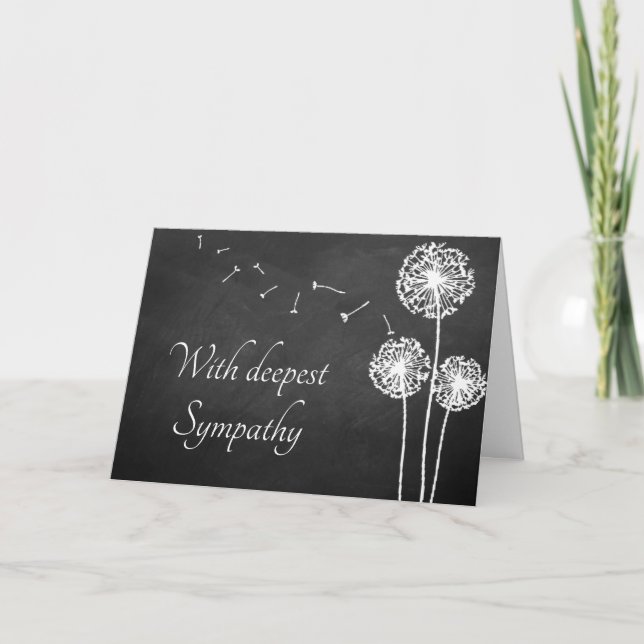 Tarjeta Simpatía de Dandelion (Anverso)