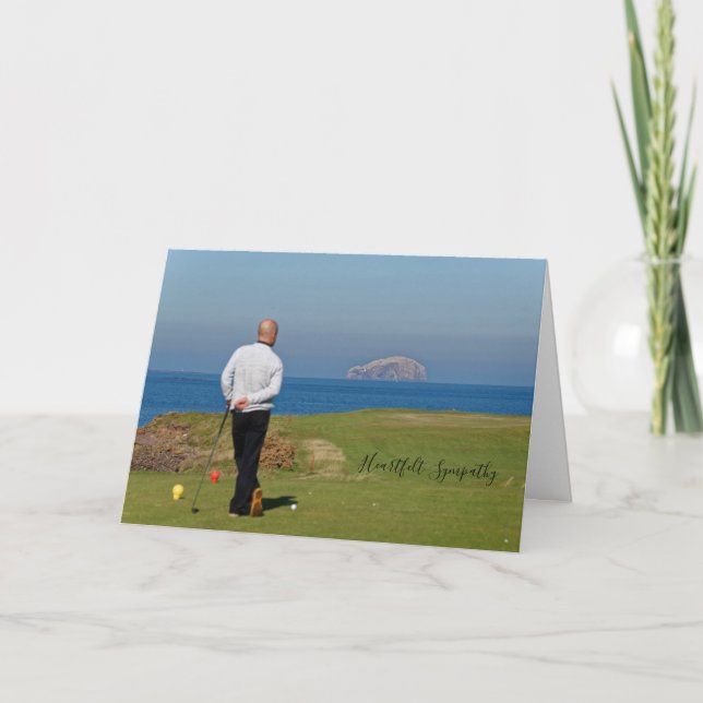 Tarjeta Simpatía de golf (Anverso)