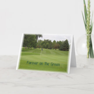 Tarjeta simpatía de golf