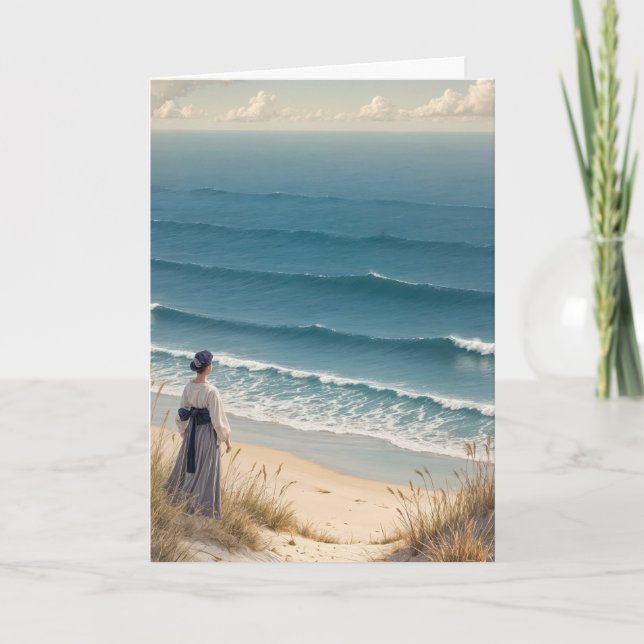 Tarjeta Simpatía de las mujeres japonesas de arte en Ukiyo (Anverso)