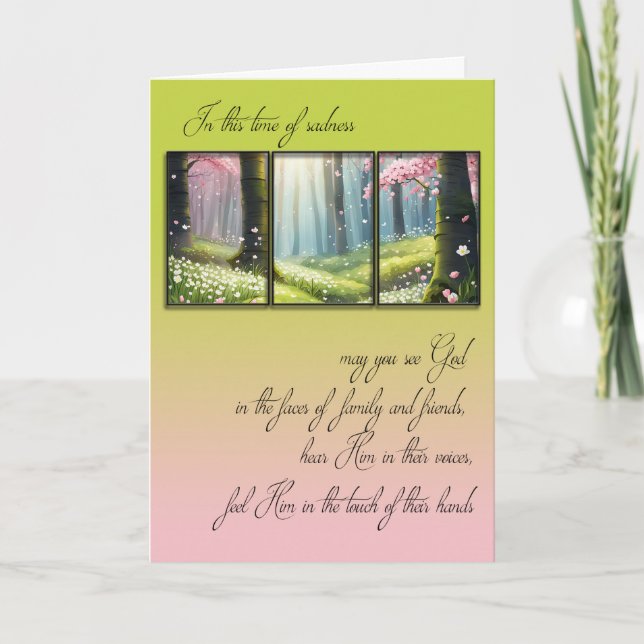 Tarjeta Simpatía de Summer Meadow (Anverso)