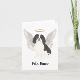 Tarjeta Simpatía de Tricolor Cavalier King Charles Spaniel