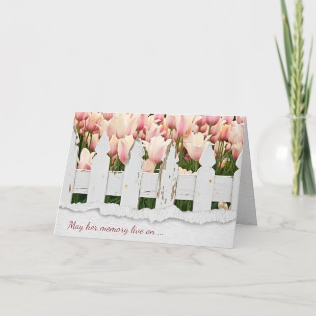 Tarjeta Simpatía del Jardín Tulipán Holandés (Anverso)