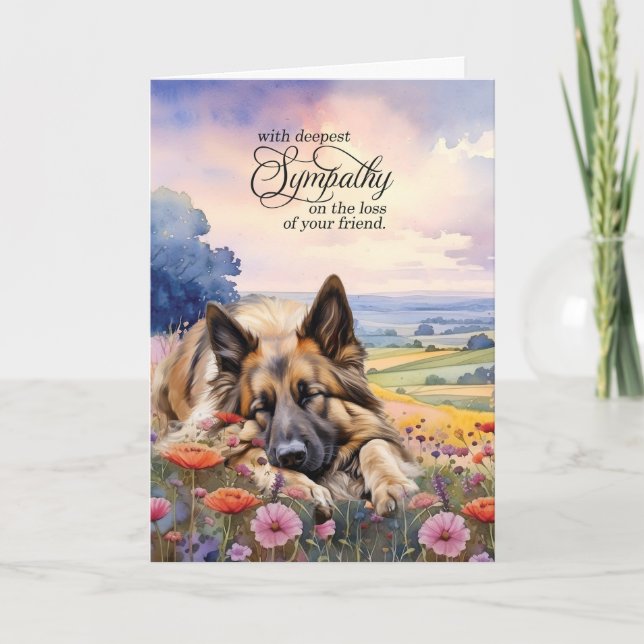 Tarjeta Simpatía del Mascota Tervuren Field de Flores Silv (Anverso)