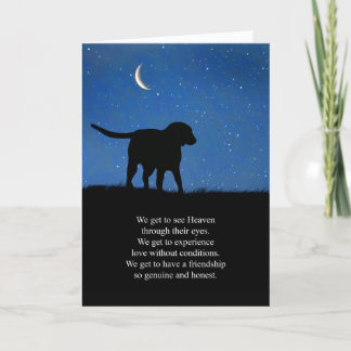 Tarjeta Simpatía del perro Palabras espirituales de corazó