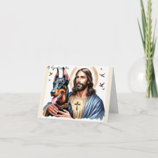 Tarjeta Simpatía digital por la pérdida de perro con dober