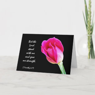 Tarjeta Simpatía floral, dicotomía sobre la fuerza de Dios
