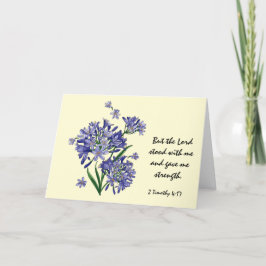 Tarjeta Simpatía floral, dicotomía sobre la fuerza de Dios